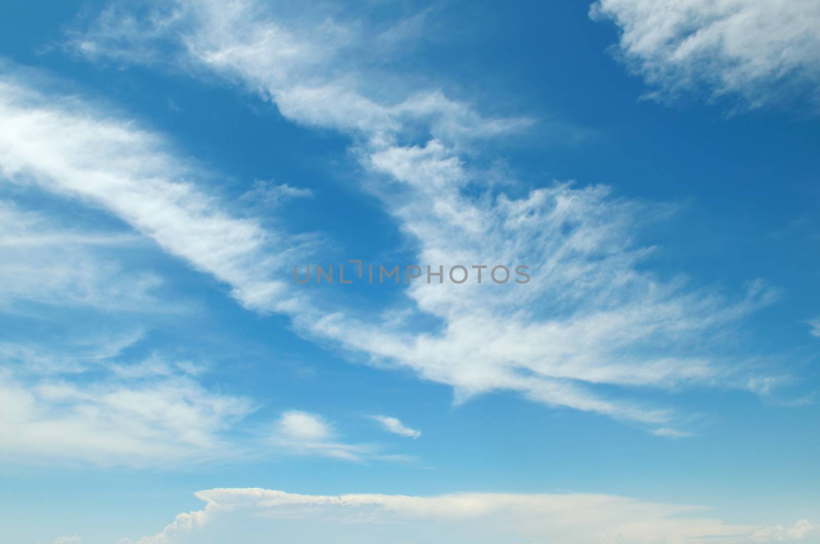 clouds in the blue sky by galina_velusceac