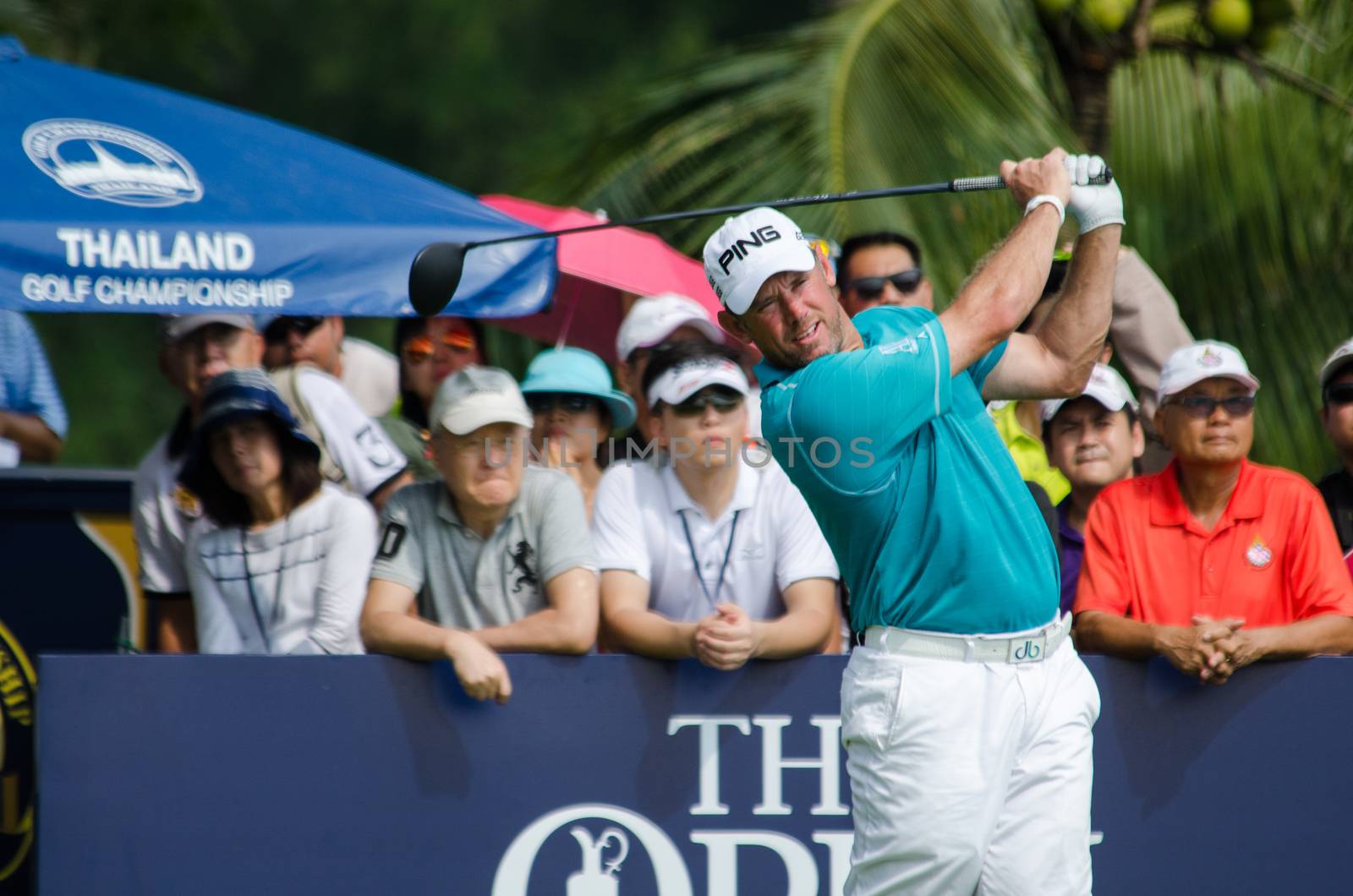 Lee Westwood in Thailand Golf Championship 2015 by chatchai