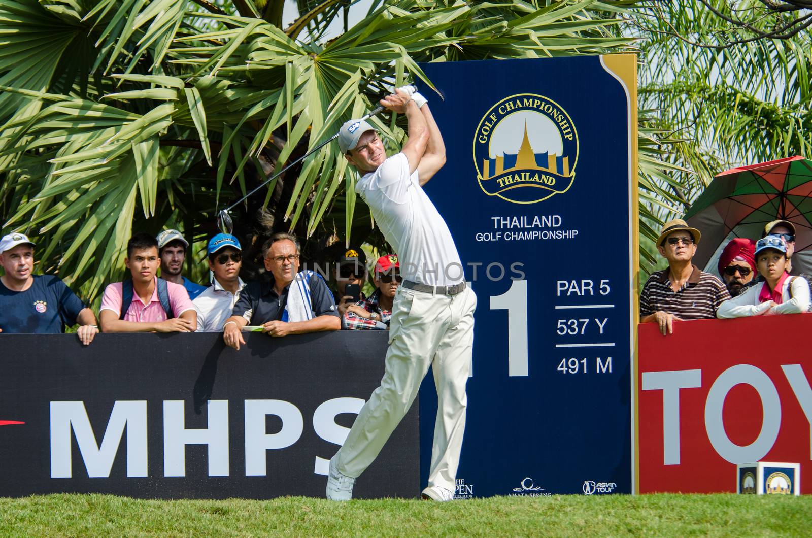 Martin Kaymer in Thailand Golf Championship 2015 by chatchai