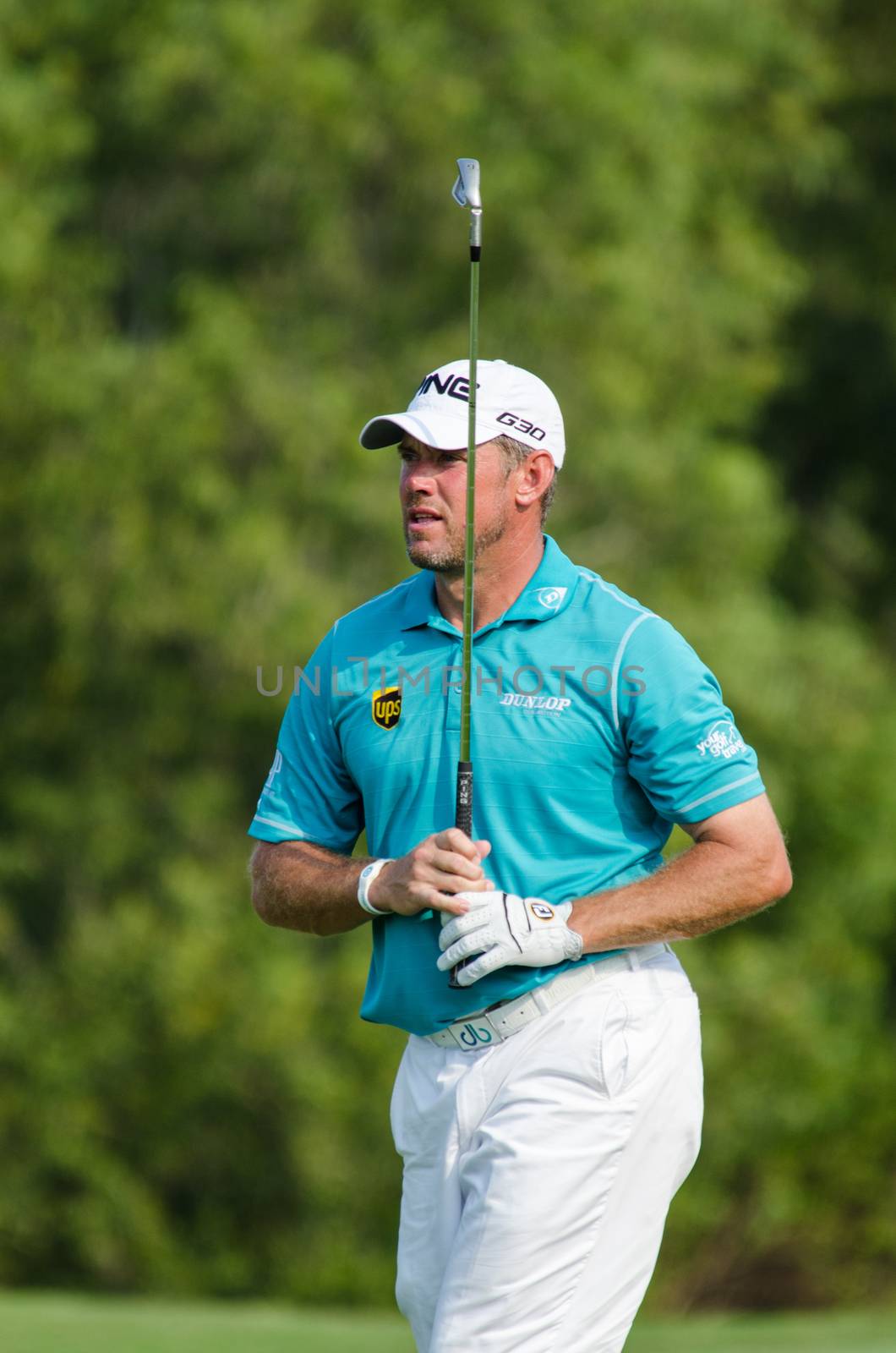 Lee Westwood in Thailand Golf Championship 2015 by chatchai