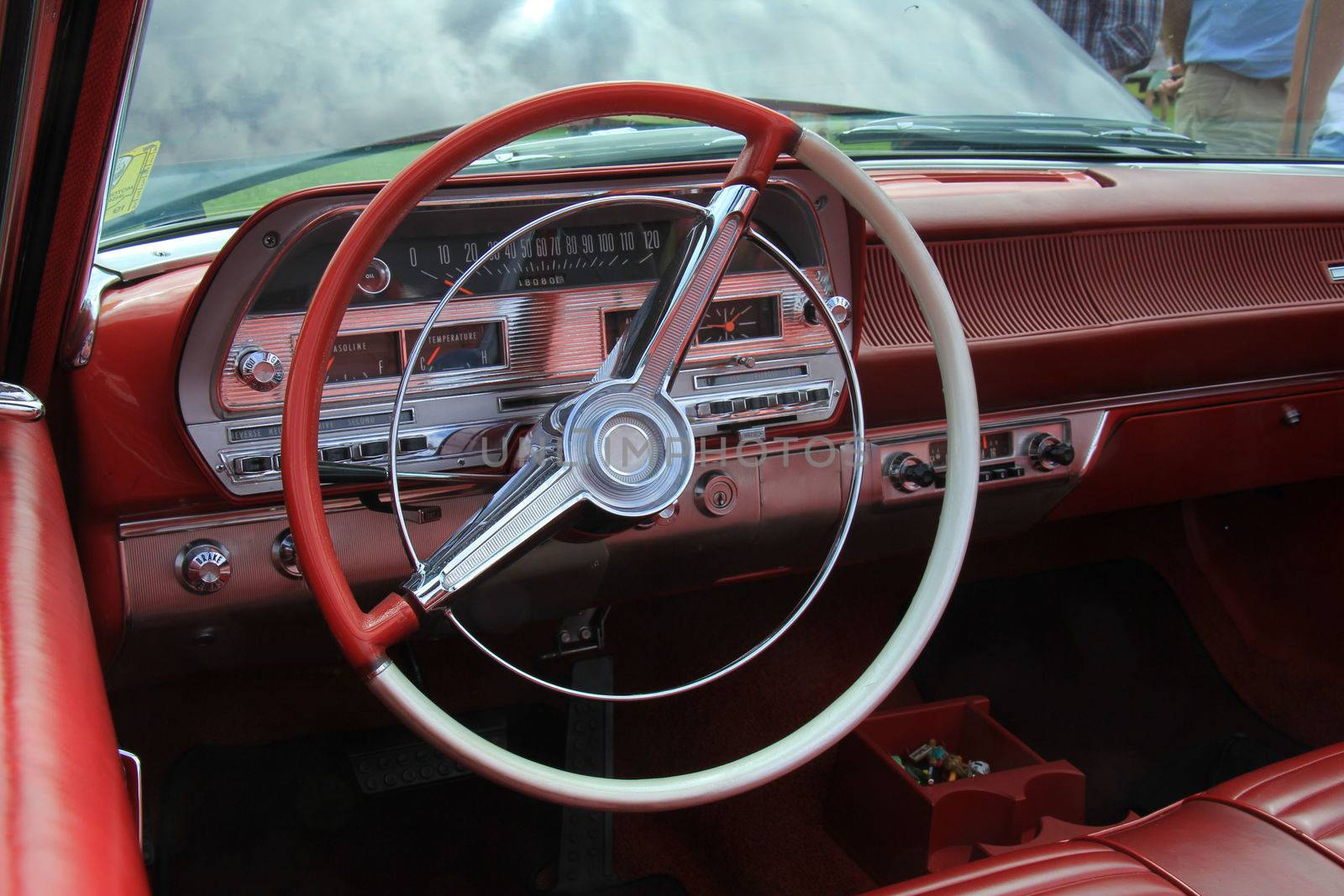 Vintage car dashboard by studioportosabbia