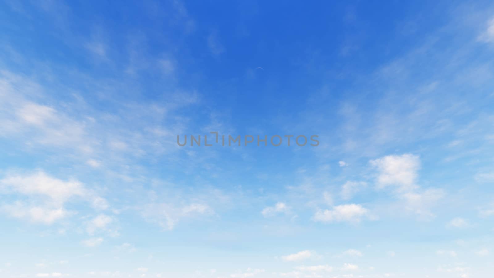 Cloudy blue sky abstract background, blue sky background with tiny clouds, 3d rendering

