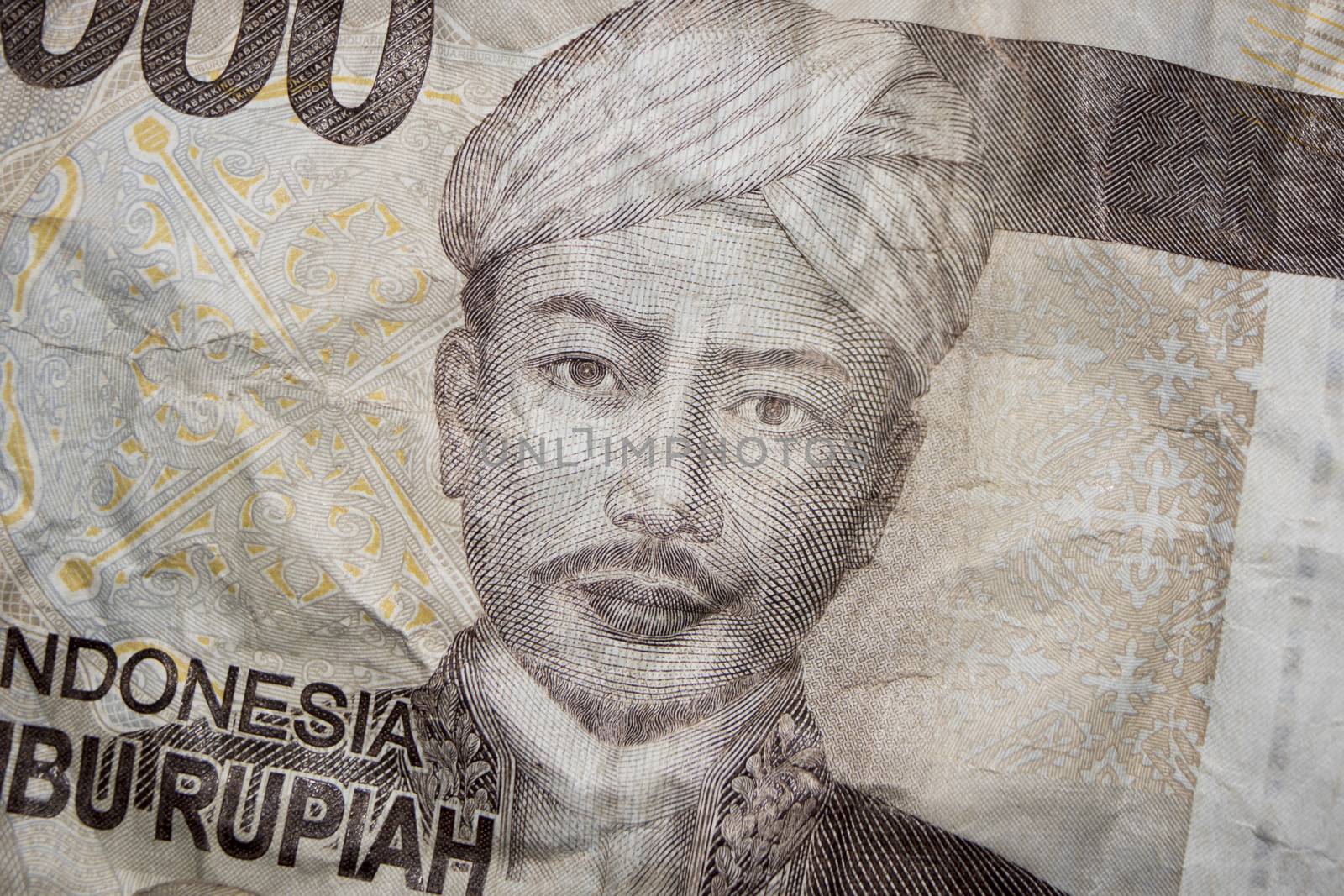 rupiah currency macro close up payment money by vector1st