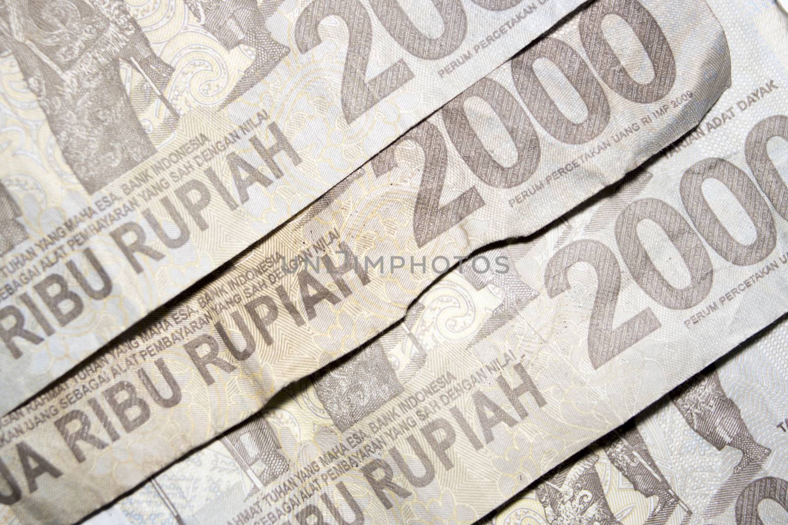 rupiah currency macro close up payment money by vector1st