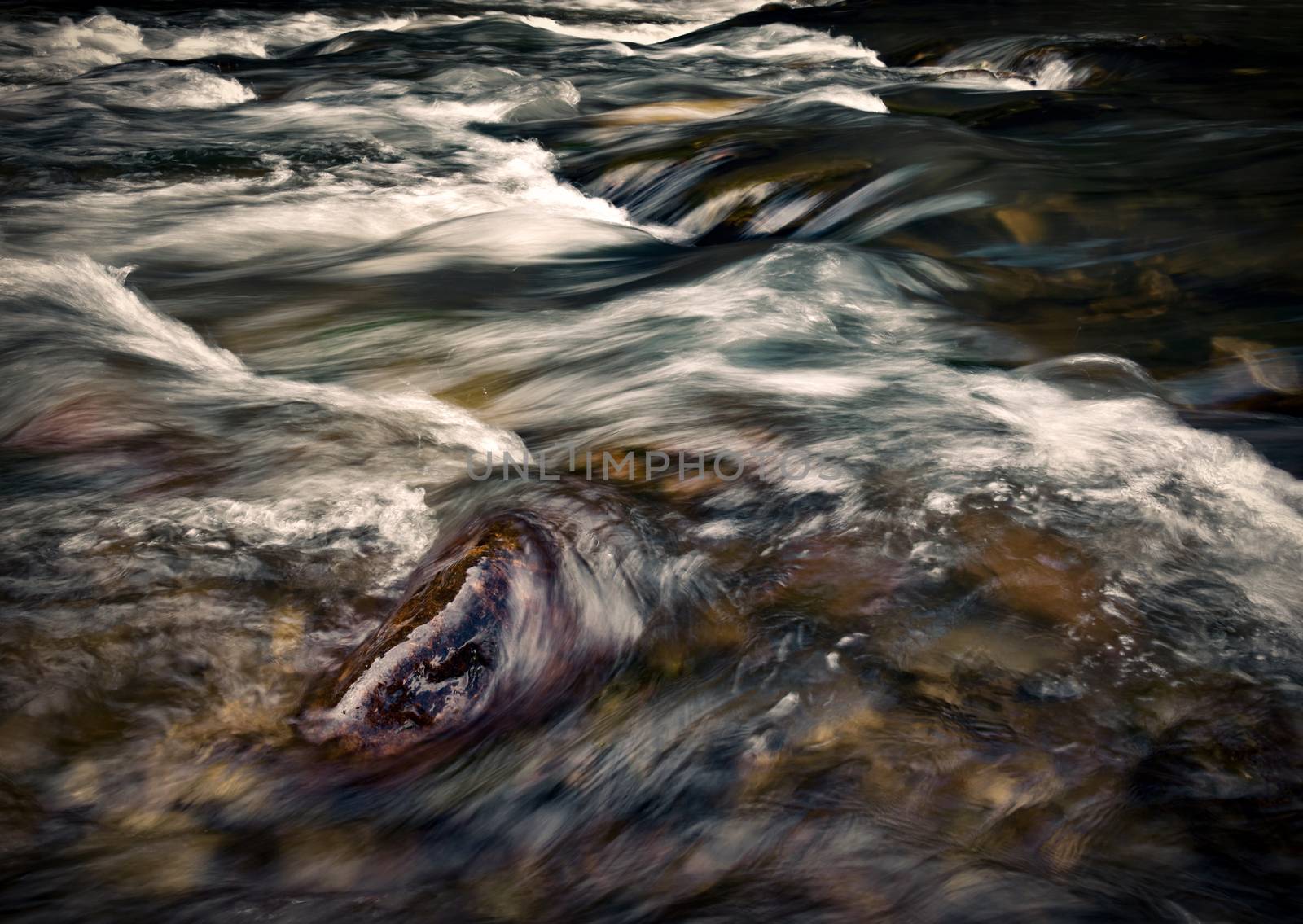 seasonal background Autumn mood on the river