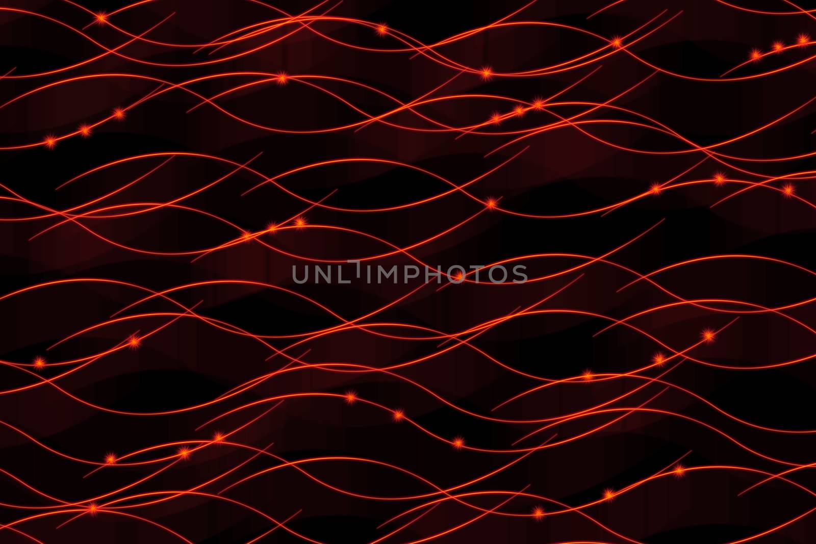 Bright fiery lines on black background by natali_brill