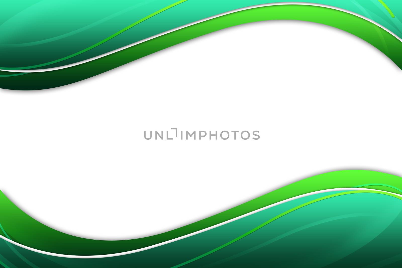 White background with colored inset for design