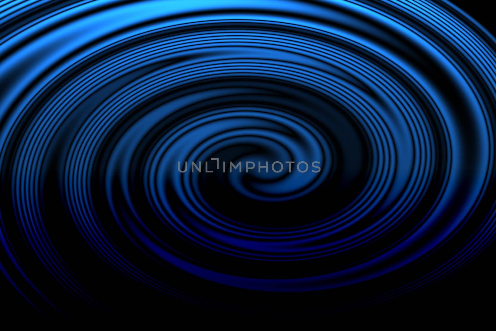 Circles on the water, blue background by natali_brill