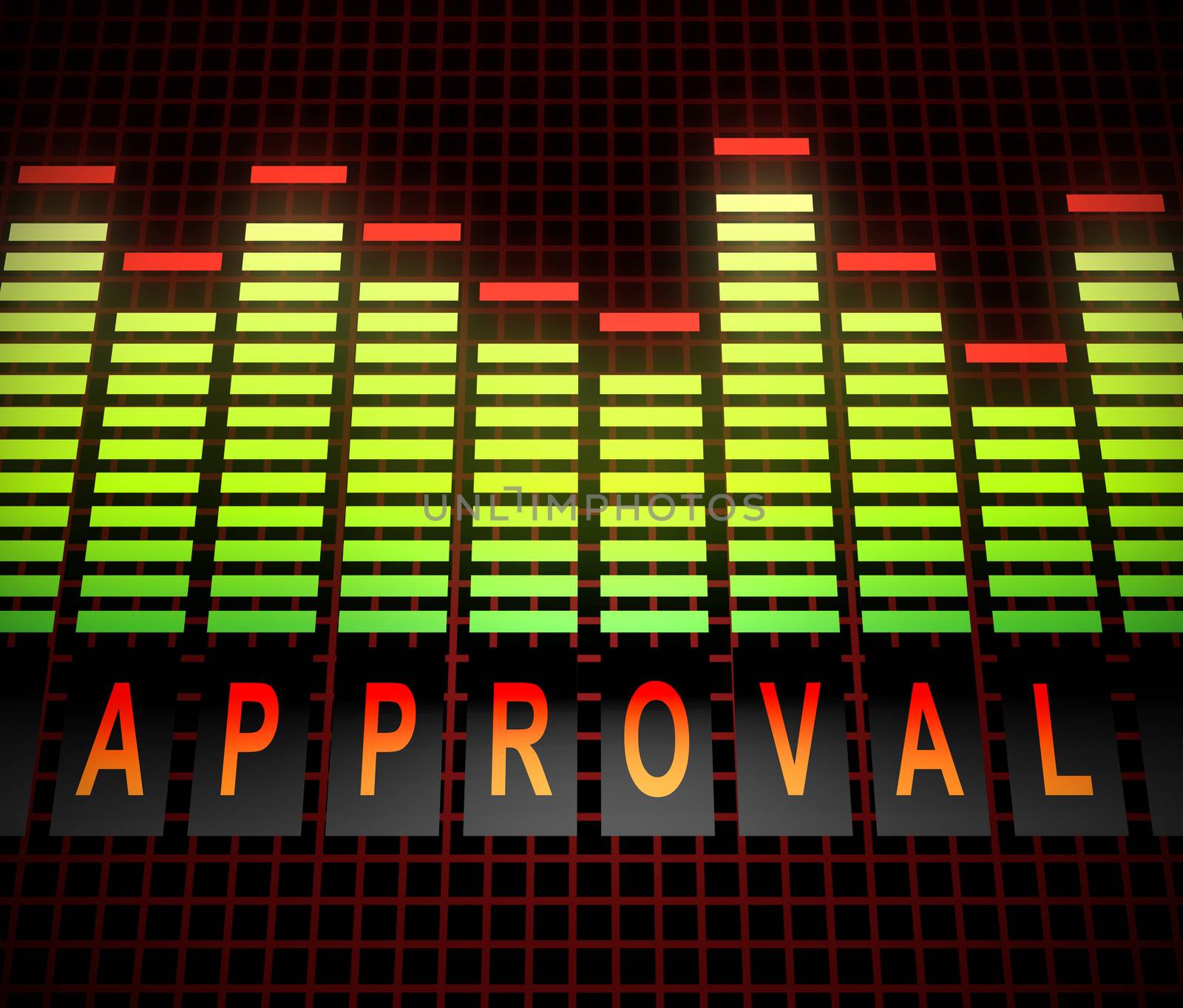 Approval levels concept. by 72soul