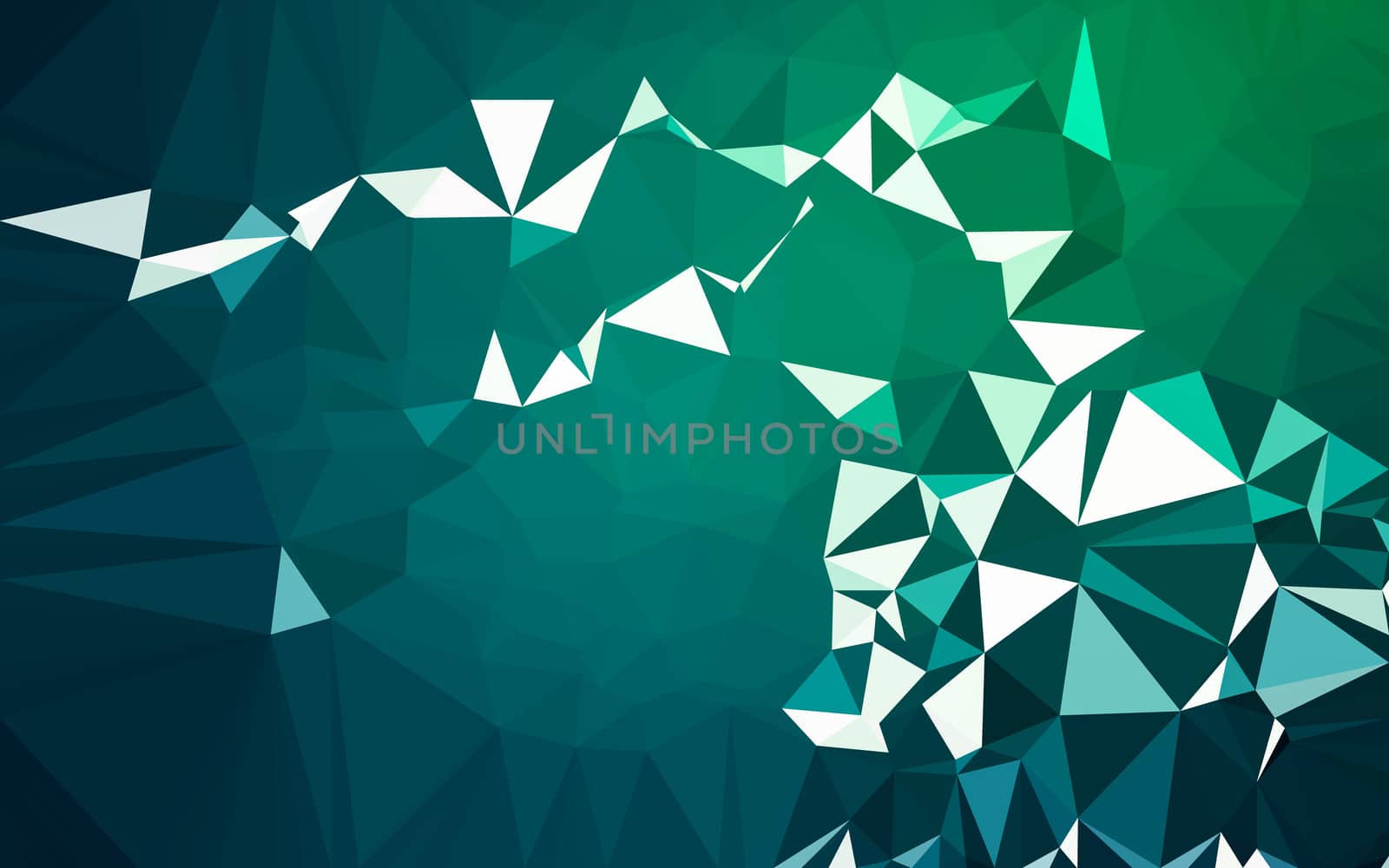 Abstract low poly background, geometry triangle by teerawit