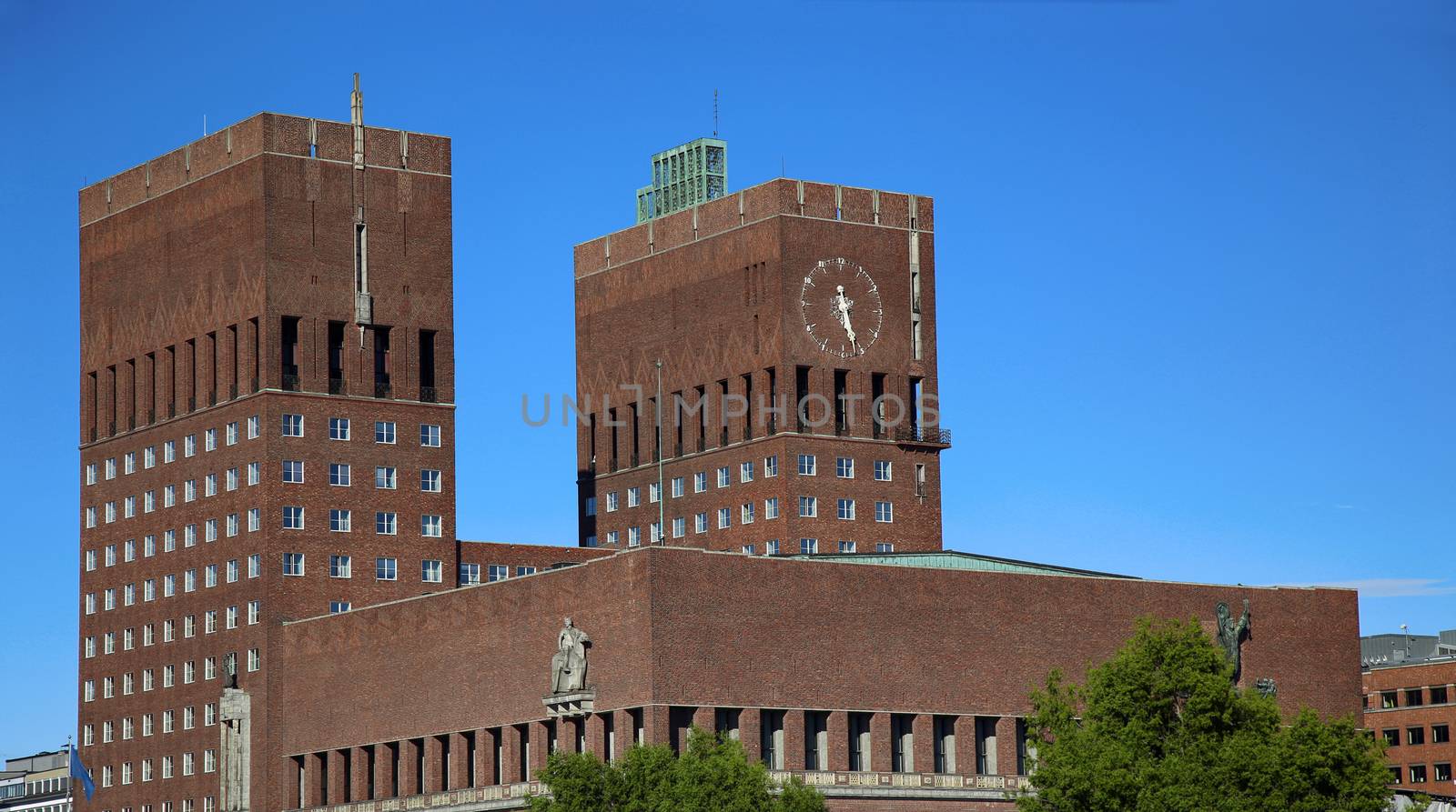 Oslo City Hall (Radhus) in Oslo, Norway  by vladacanon