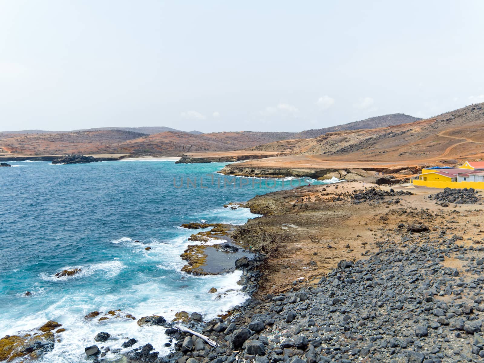North coast from Aruba in the Caribbean


