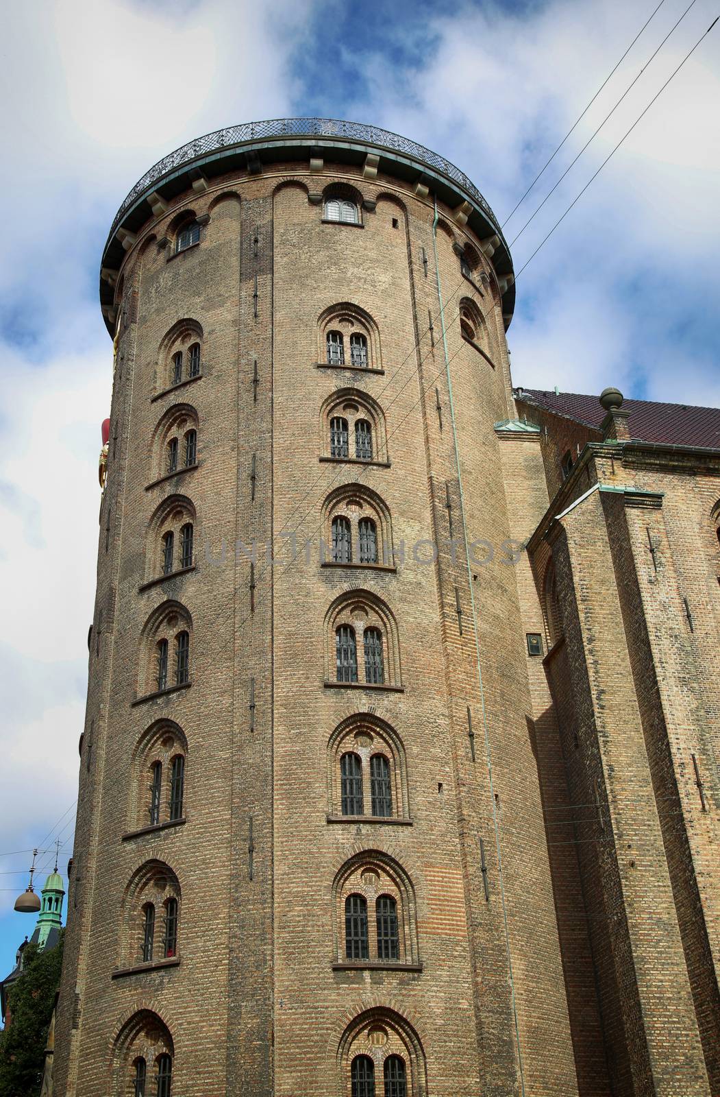 The Rundetaarn (Round Tower) in central Copenhagen, Denmark by vladacanon