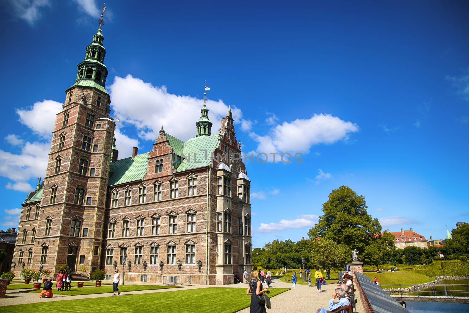 Copenhagen, Denmark – August 15, 2016: Rosenborg Castle is a r by vladacanon