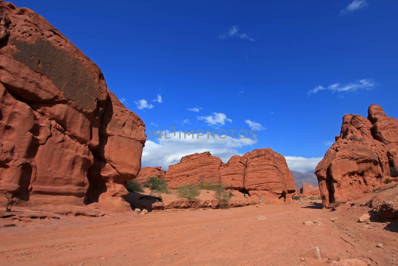 Quebrada de Cafayate valley, also called quebrada de las conchas, Argentina