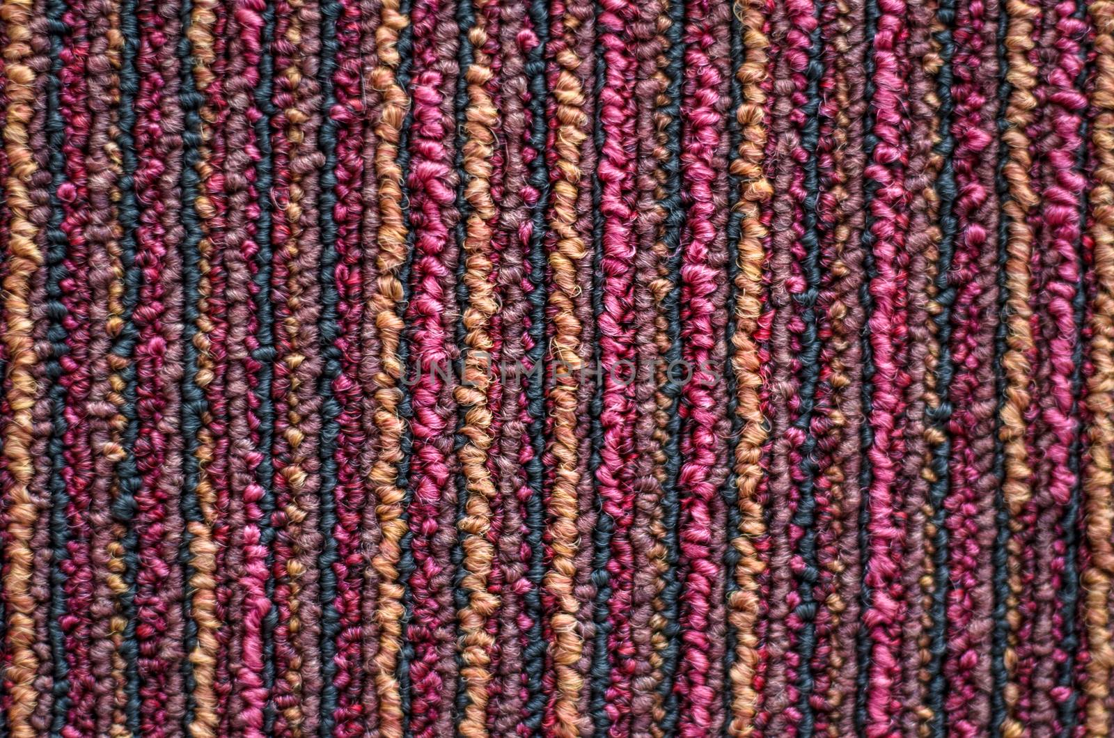 Surface Carpet many colors close up by metal22