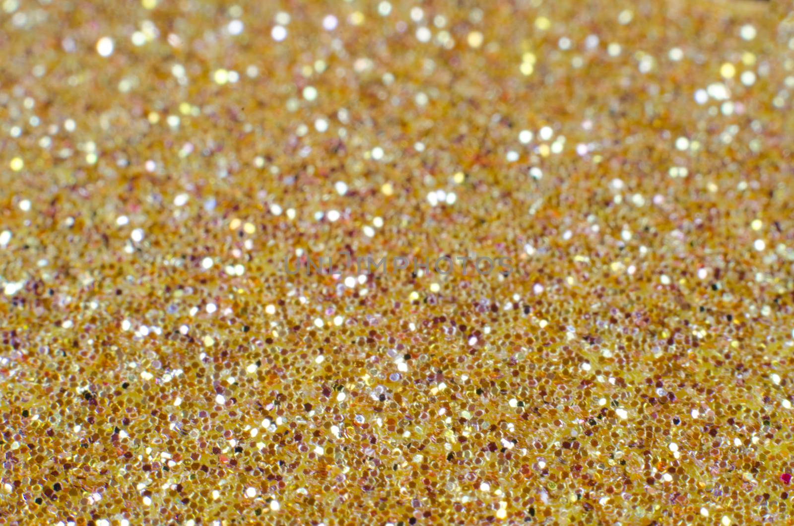 Gold defocused Christmas festival glitter background with copy s by metal22