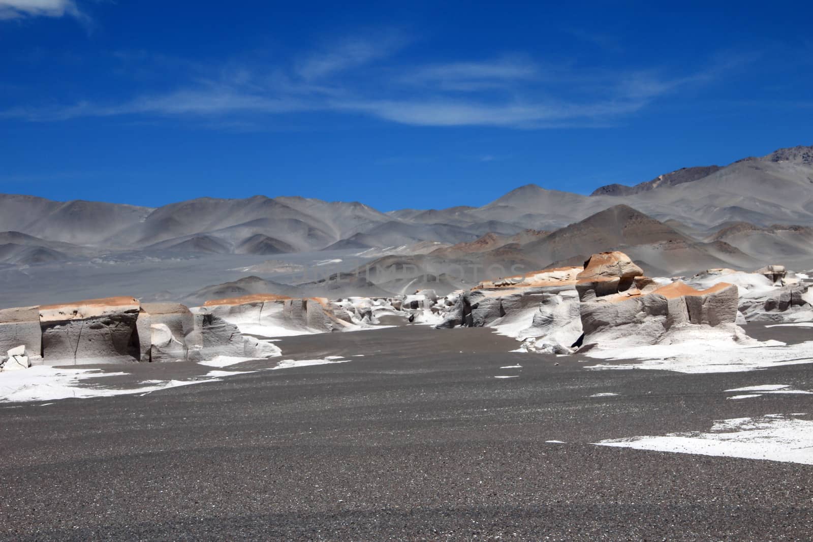 Pumice stones at Campo de Piedra Pomez, near Fiambala, Catamarca, Argentina