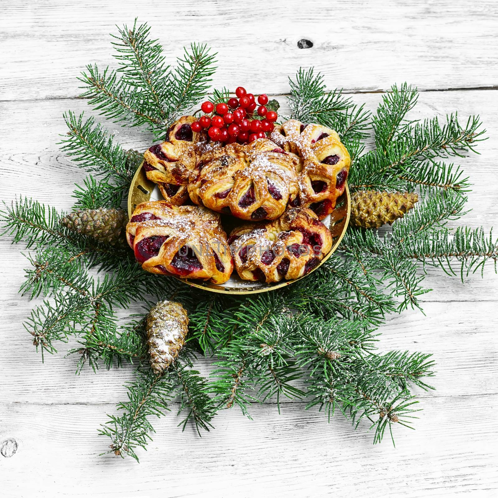 Festive Christmas cookies baking by LMykola