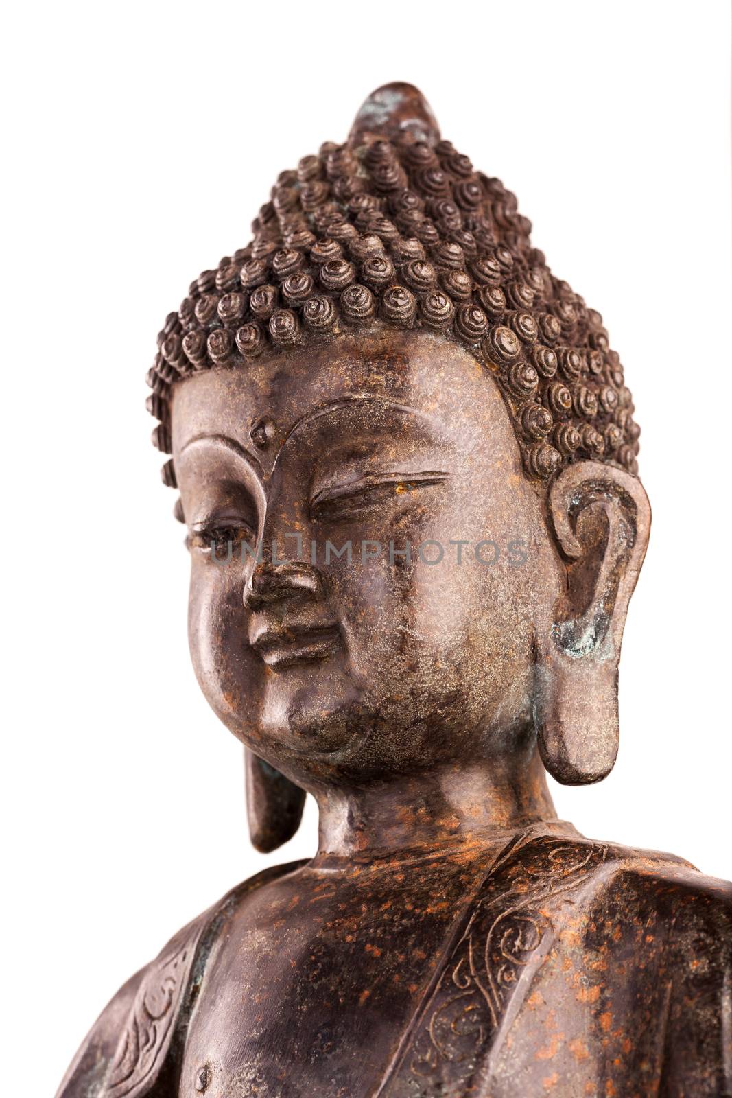 Head of Buddha. by dymov
