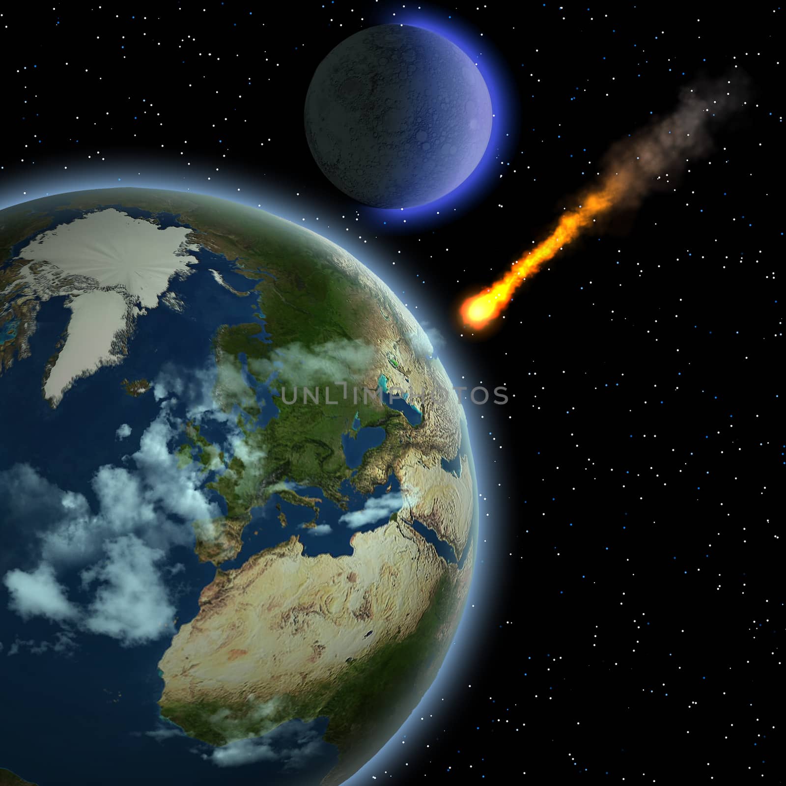 Earth Meteor by Catmando