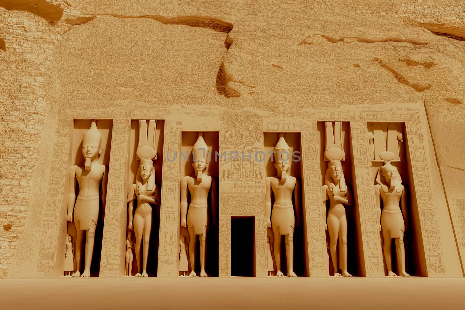 Temple of Nefertiti by Catmando