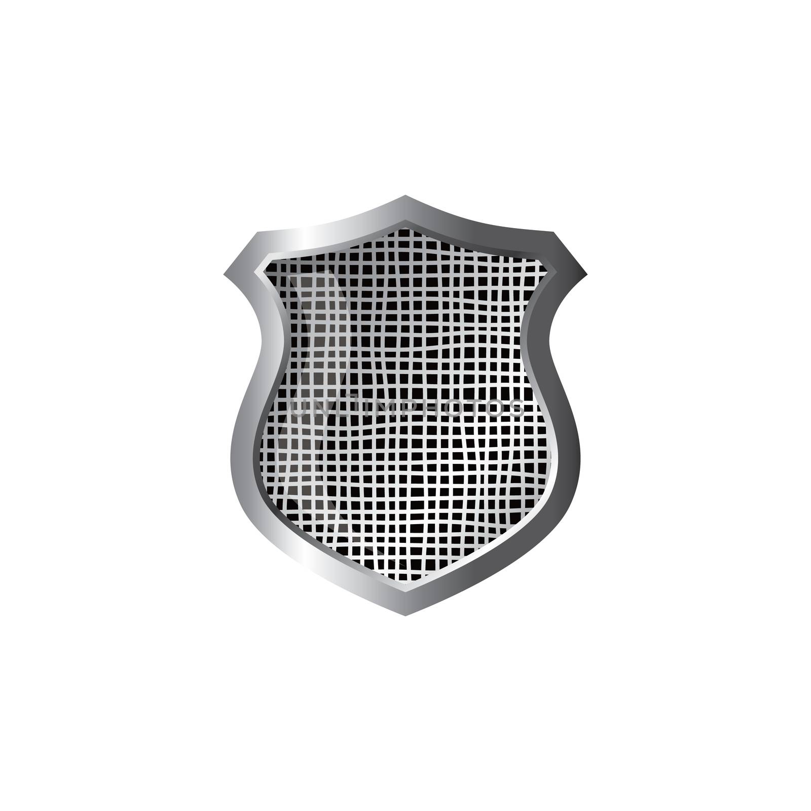 silver theme protector shield by vector1st