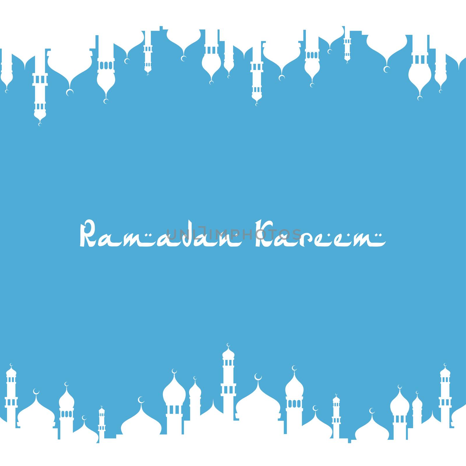 islamic ramadan mubarak art theme vector illustration