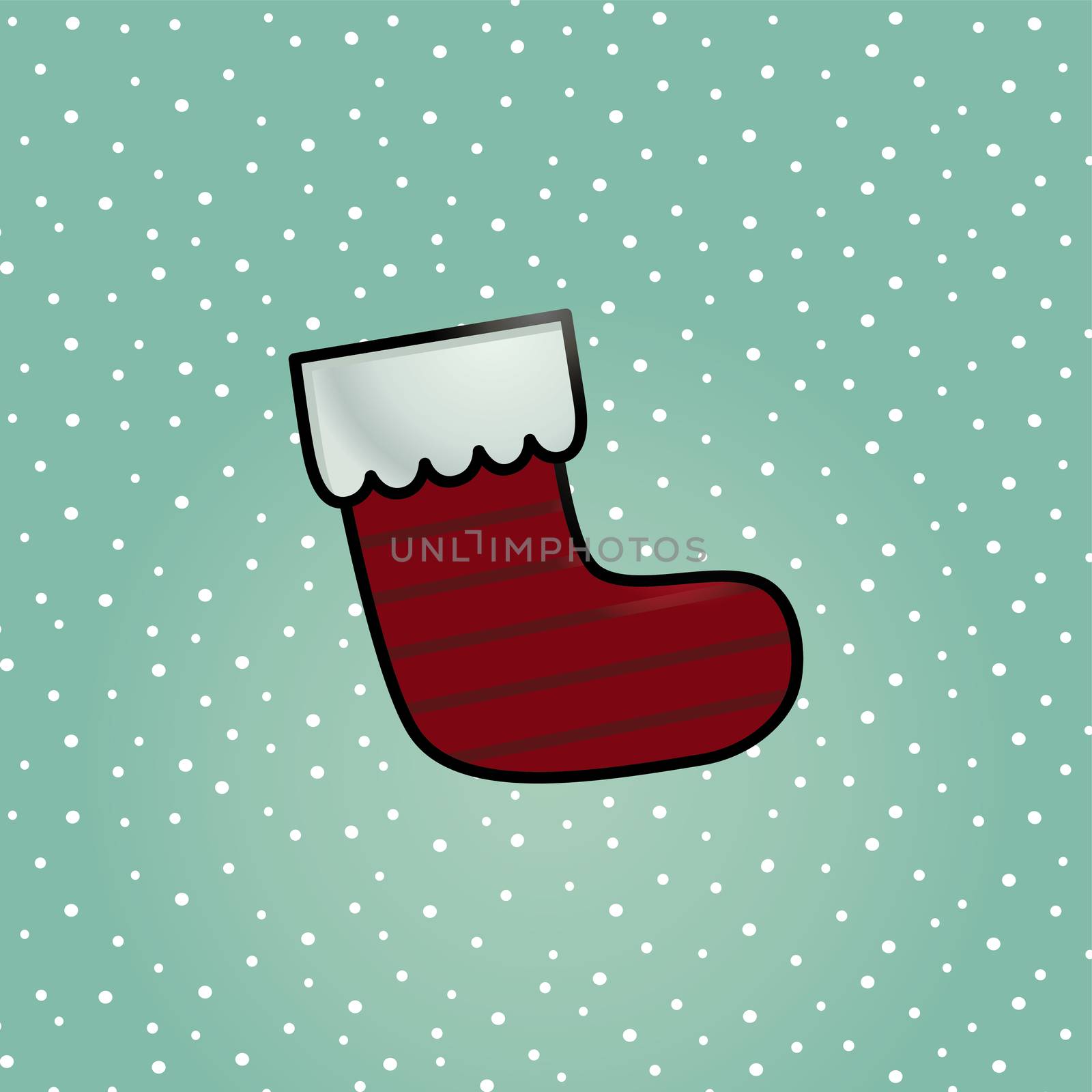 socks merry christmas by vector1st