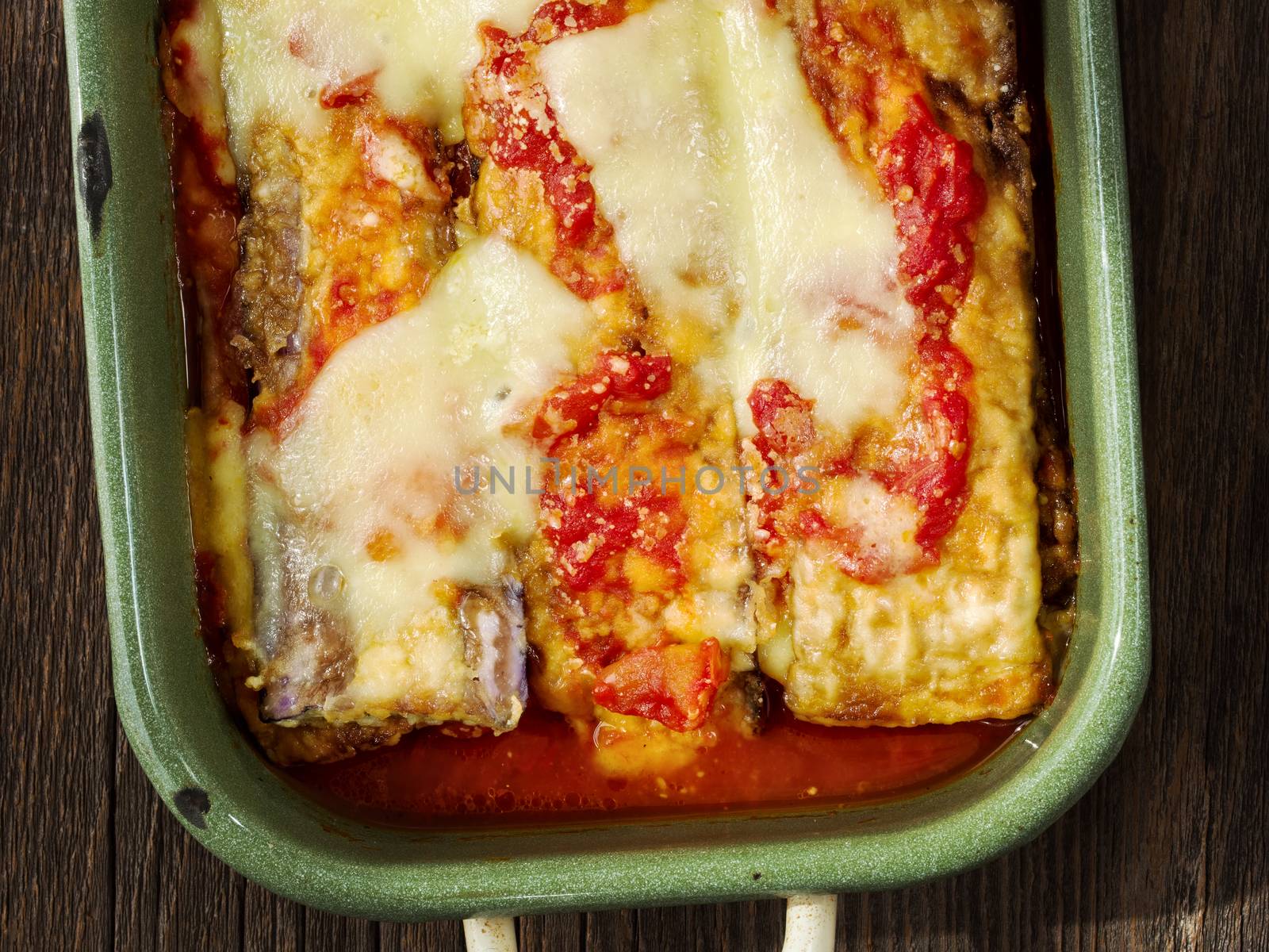 rustic traditional italian eggplant parmesan by zkruger