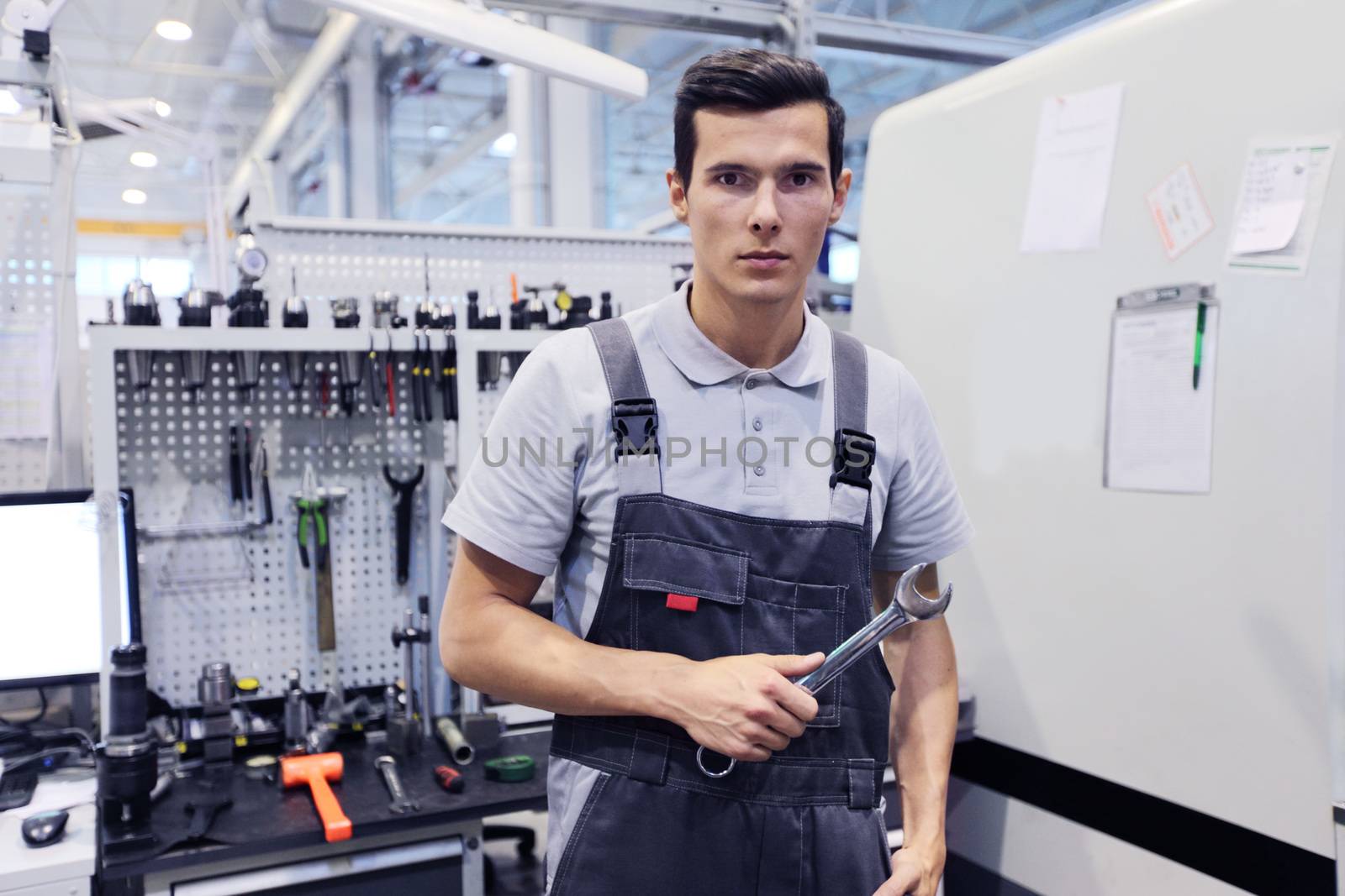 Portrait of a worker in his shop by ALotOfPeople