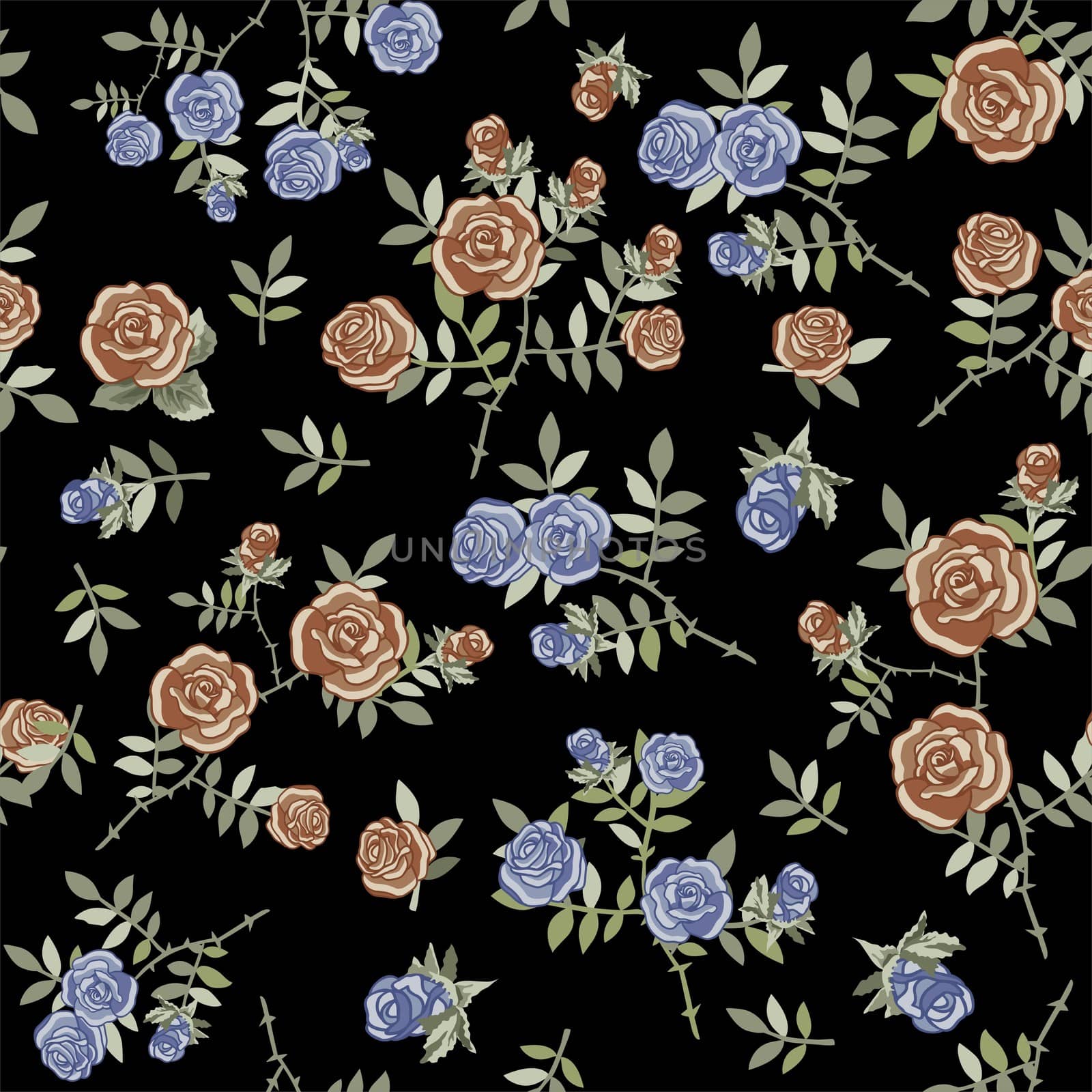 elegant floral seamless pattern background for your design by svtrotof