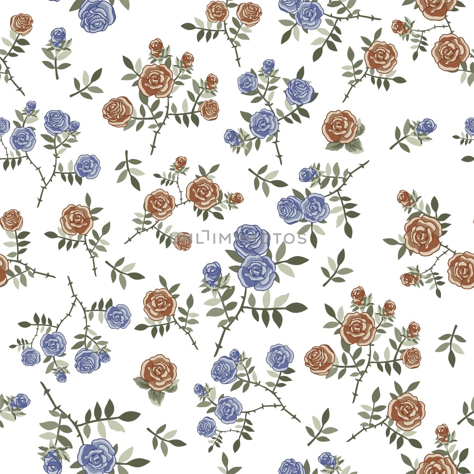 elegant floral seamless pattern background for your design by svtrotof