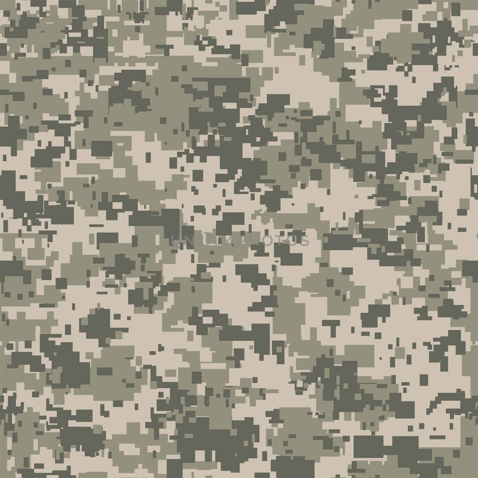 Digital pixel camouflage seamless pattern for your design. Vector Texture by svtrotof