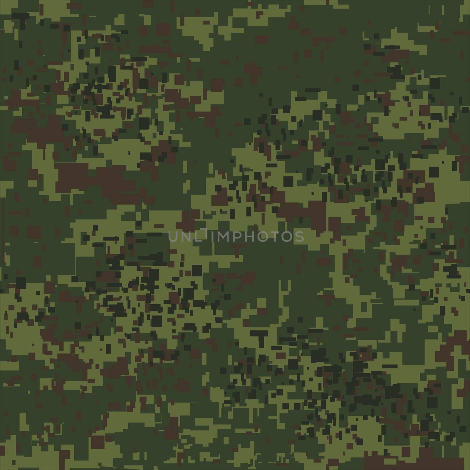Digital pixel camouflage seamless pattern for your design. Vector Texture by svtrotof
