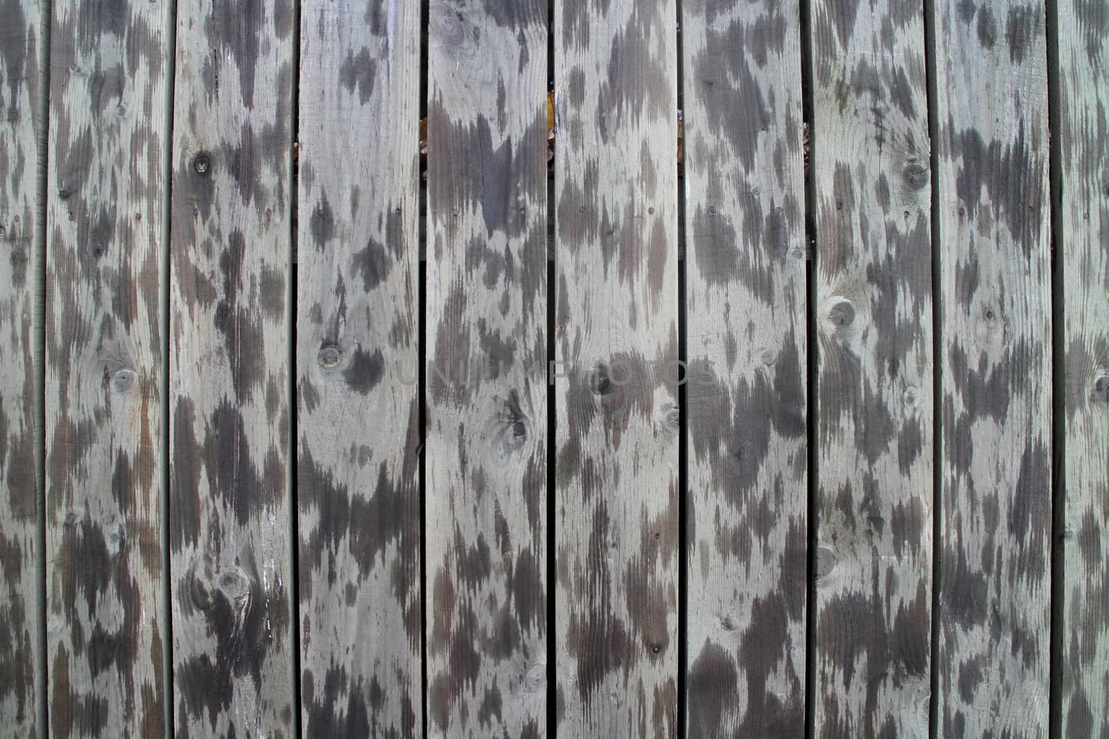 old gray wooden plank fence