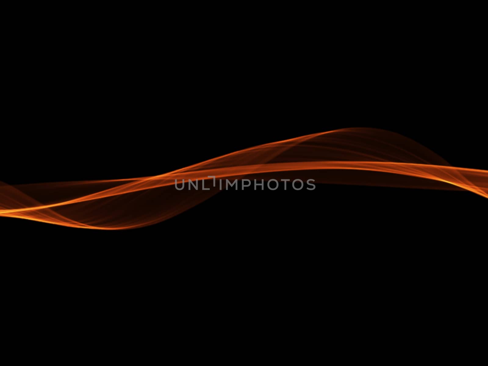 abstract red wavy smoke flame over black background by skrotov