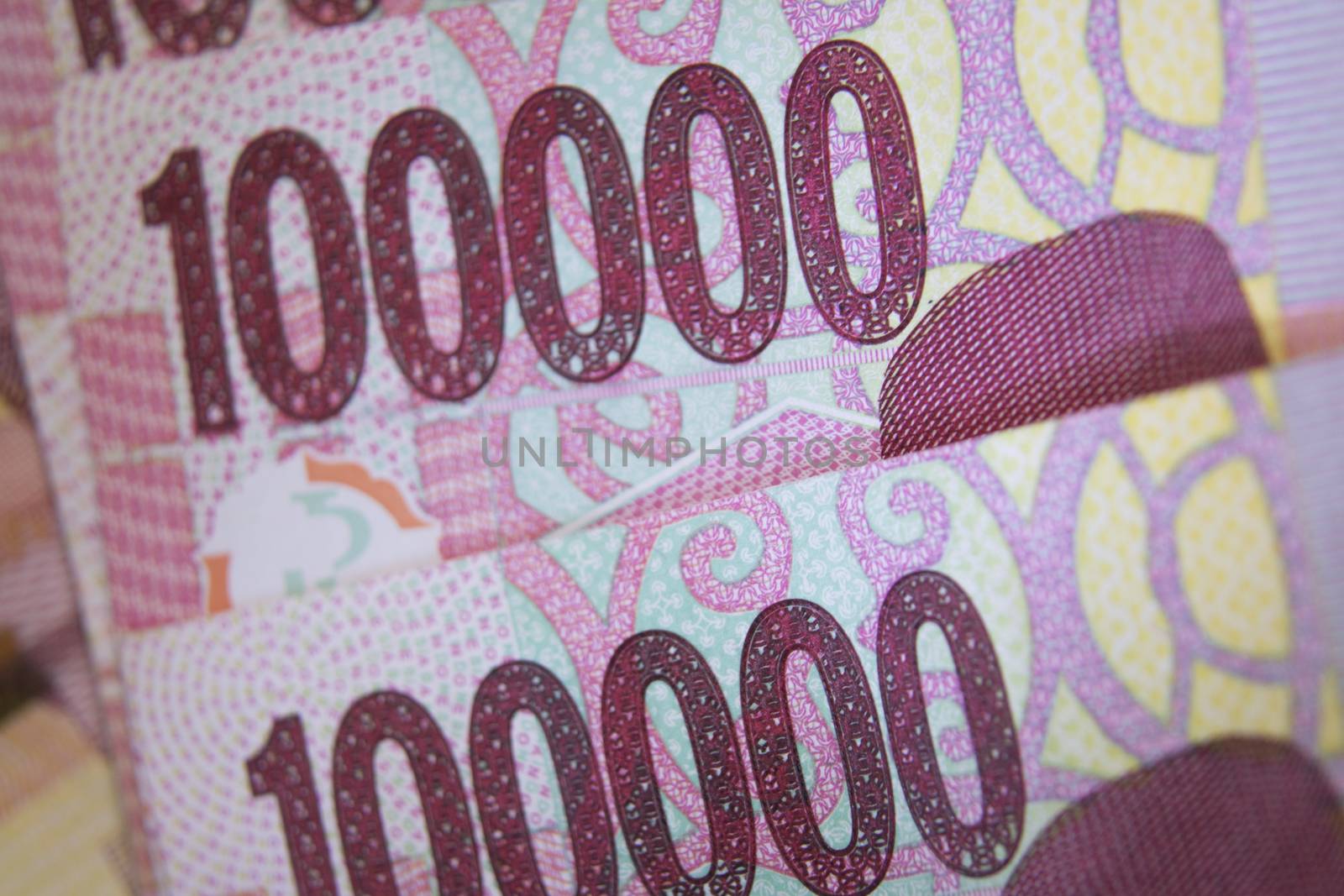 rupiah stack macro close up payment money by vector1st