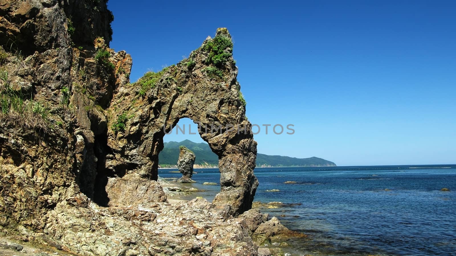 Cape Velikan giant, nature sculpture, Sakhalin island Russia