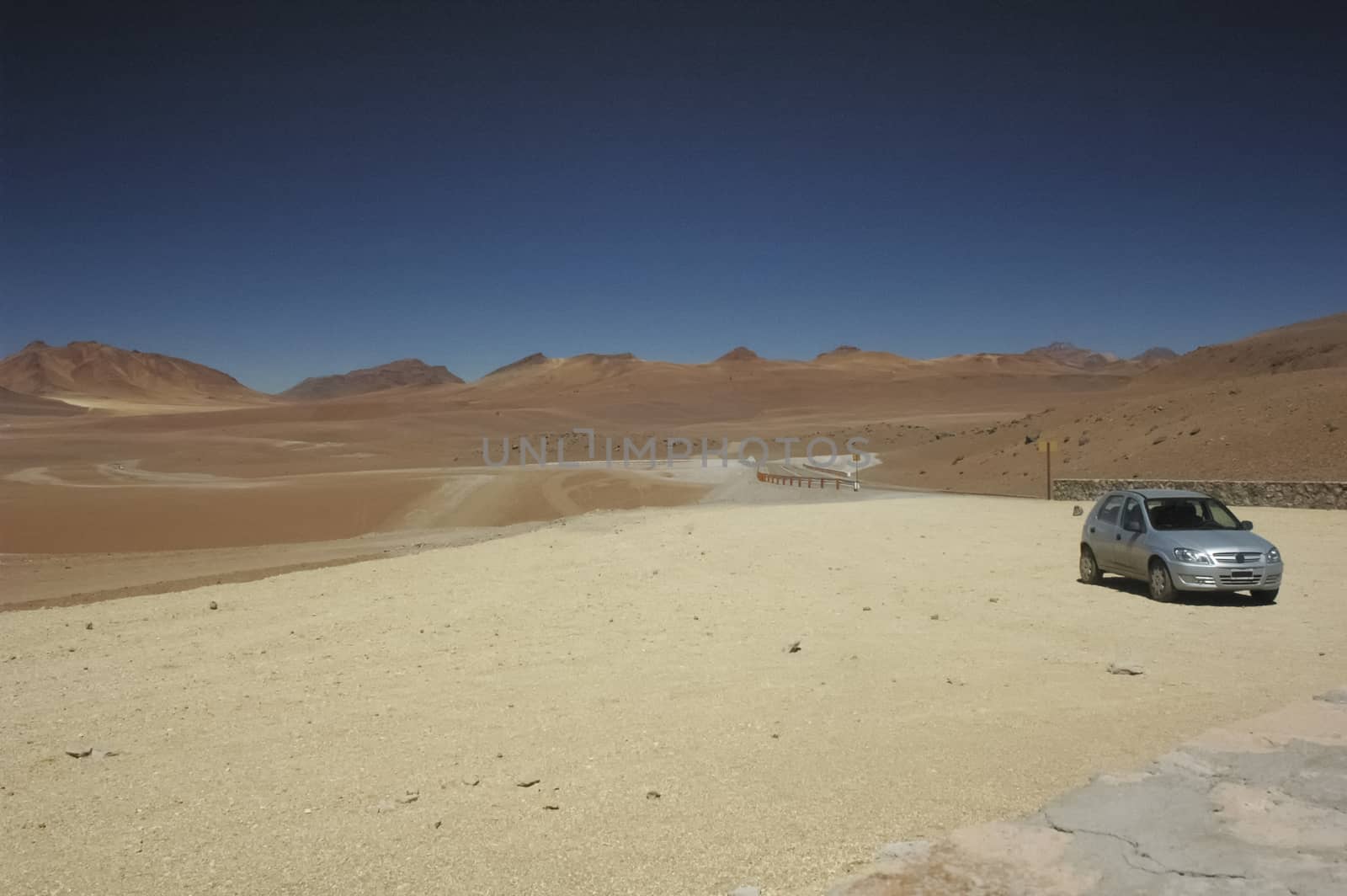 Martian terrain in the desert of Atacama