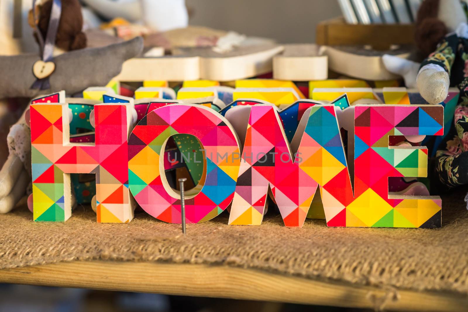 colored chocolate letters written tion at the fair