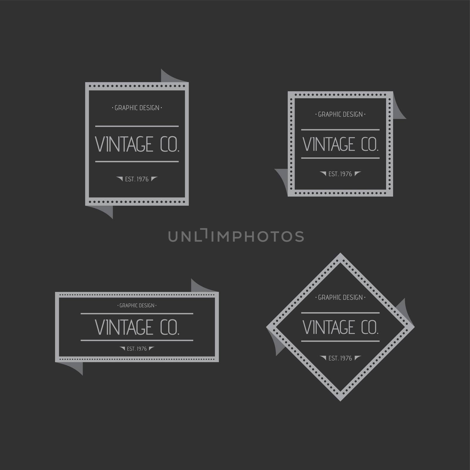 vintage label theme by vector1st