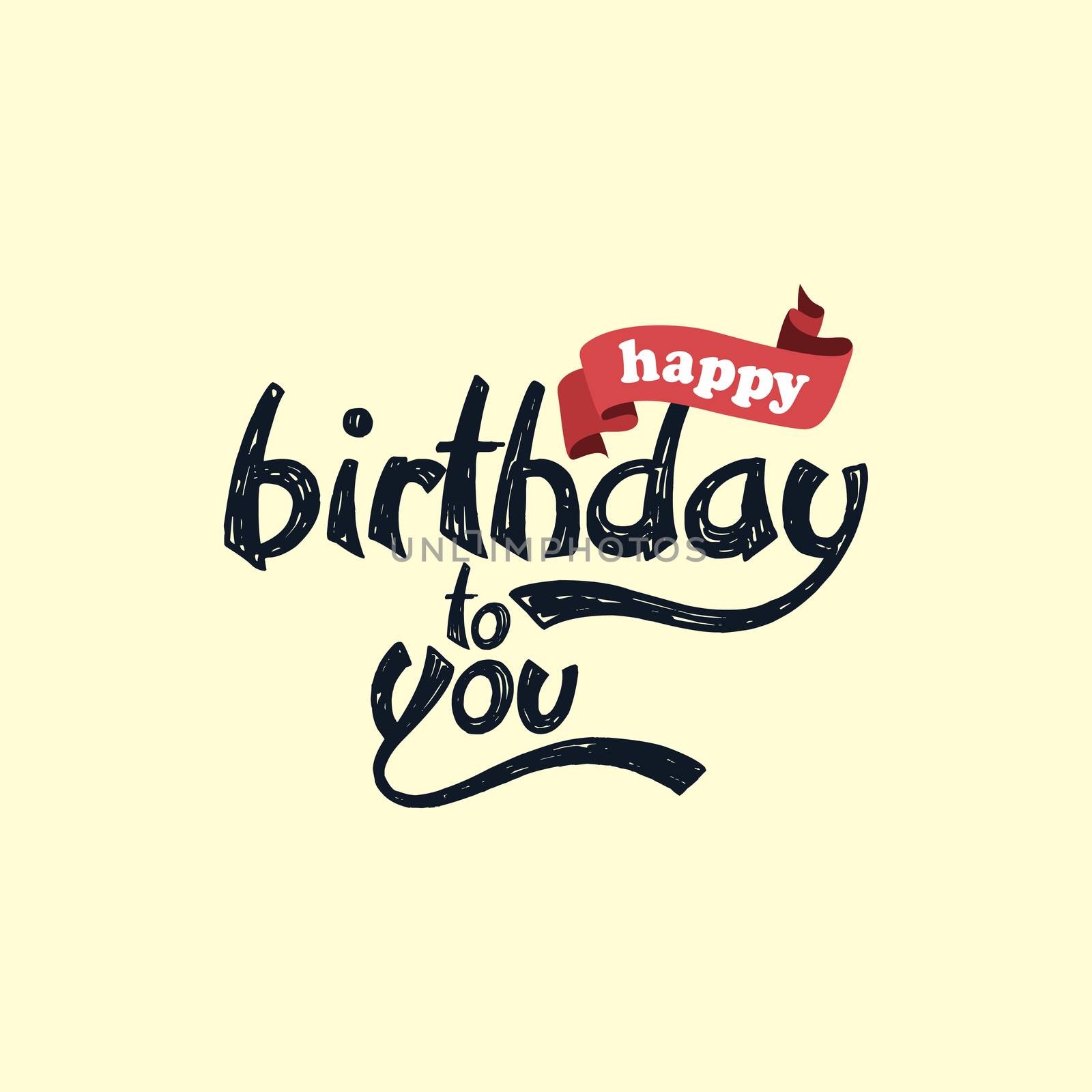 happy birthday badge label art theme vector illustration