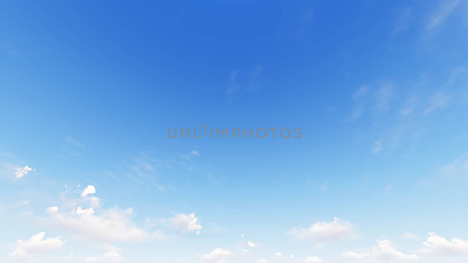 Cloudy blue sky abstract background, blue sky background with tiny clouds, 3d rendering

