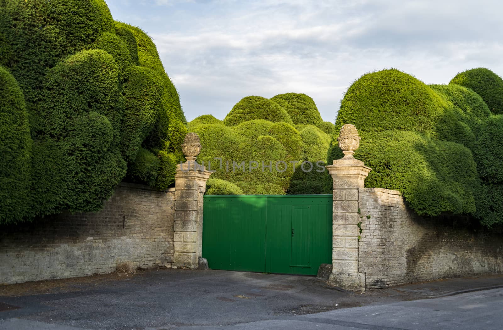 gated English garden by edella