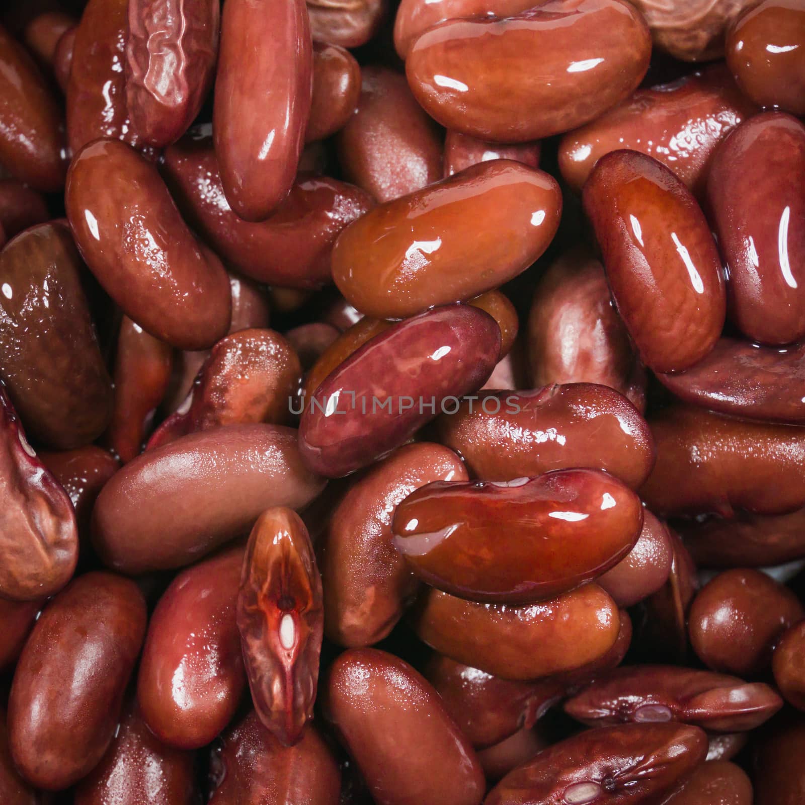 azuki beans or red beans in flat for texture background uses by nopparats