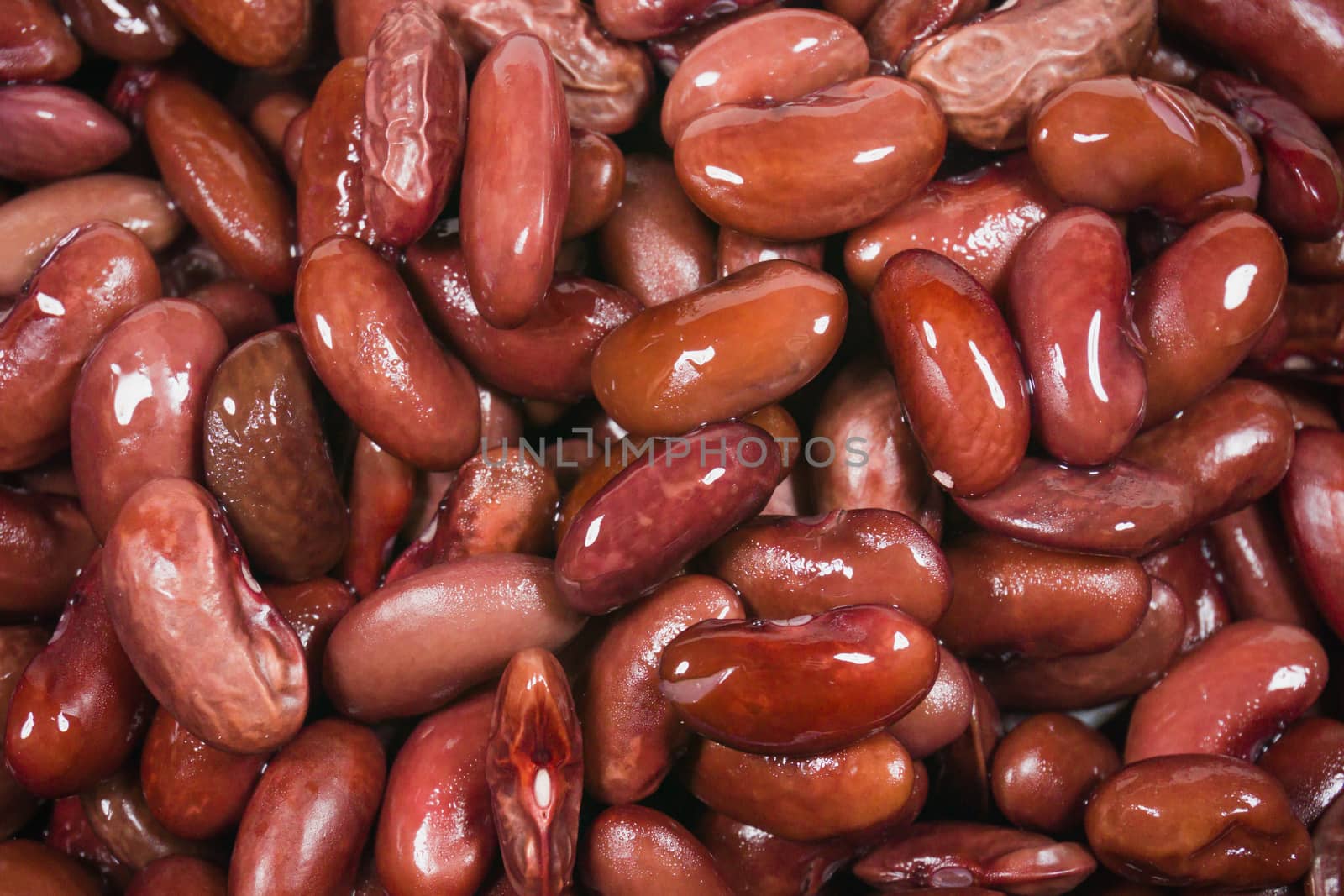 azuki beans or red beans in flat for texture background uses by nopparats