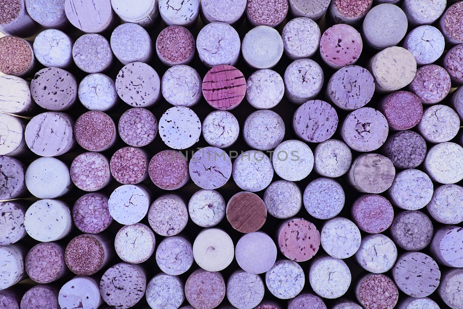Wine cork background. Background of Various Used Wine Corks close up.