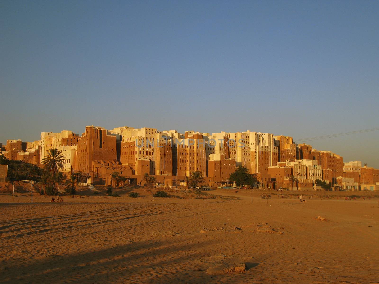 Panorama of Shibam mud skyscrapers, Hadramout, Yemen