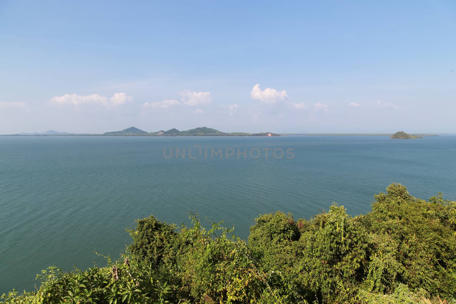View from Koh Sukorn View Point in Trang, Thailand by ngarare